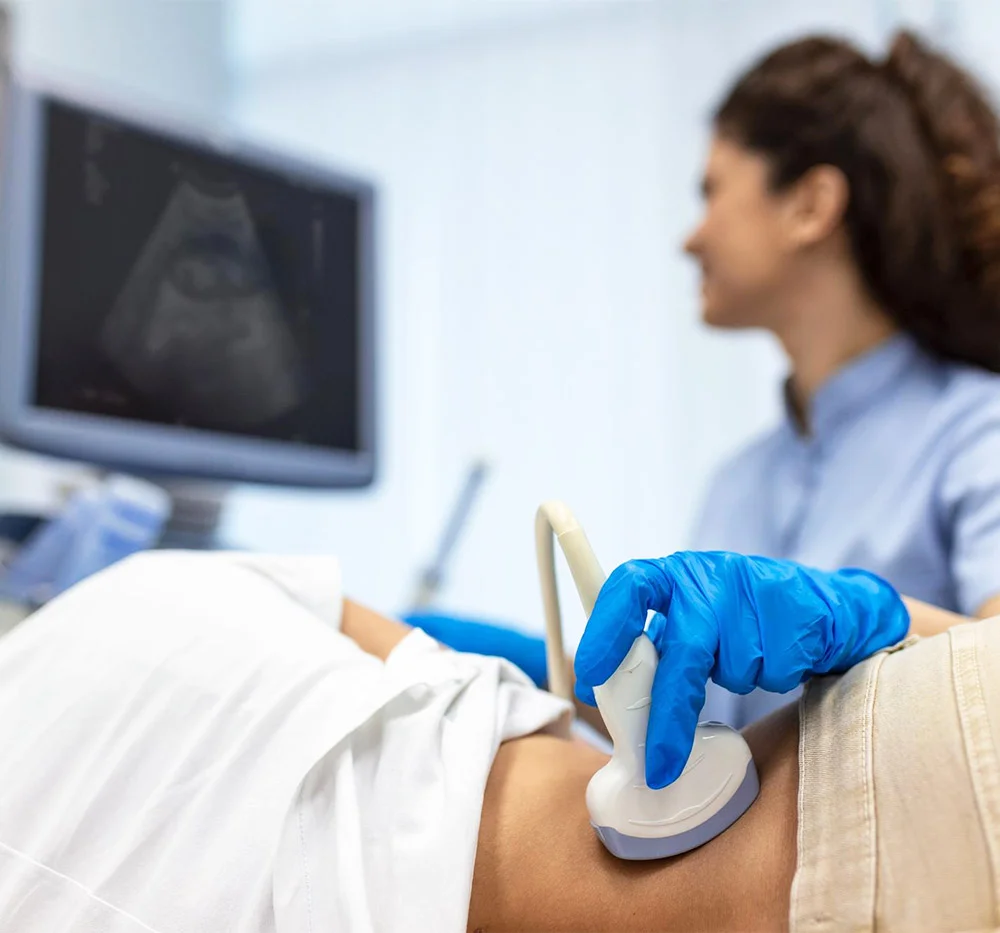 Badanie usg brzucha kobiety Badanie usg brzucha kobiety